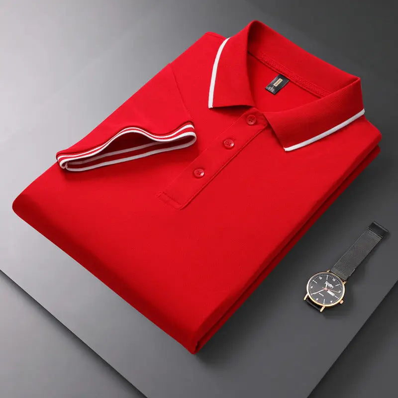 Men's Polo Shirt Lapel T-shirt Summer Short Sleeve  Pre2brand