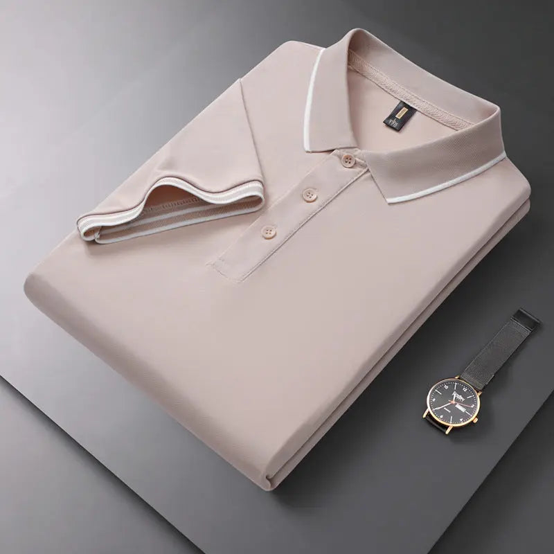 Men's Polo Shirt Lapel T-shirt Summer Short Sleeve  Pre2brand