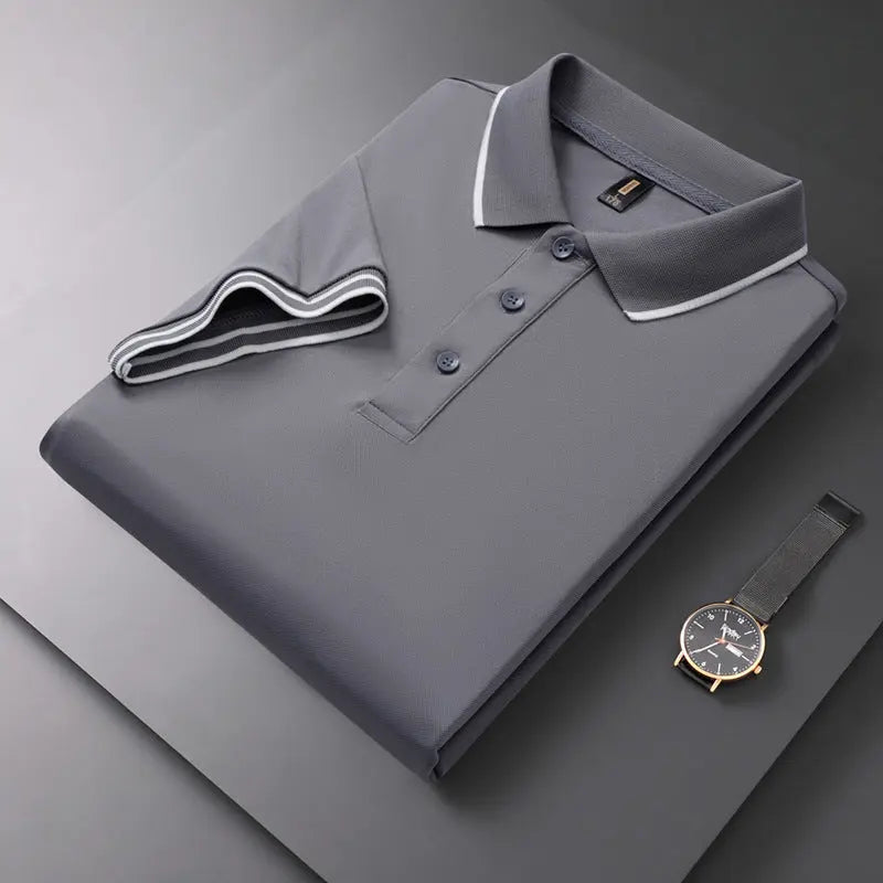 Men's Polo Shirt Lapel T-shirt Summer Short Sleeve  Pre2brand