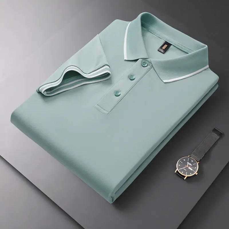 Men's Polo Shirt Lapel T-shirt Summer Short Sleeve  Pre2brand