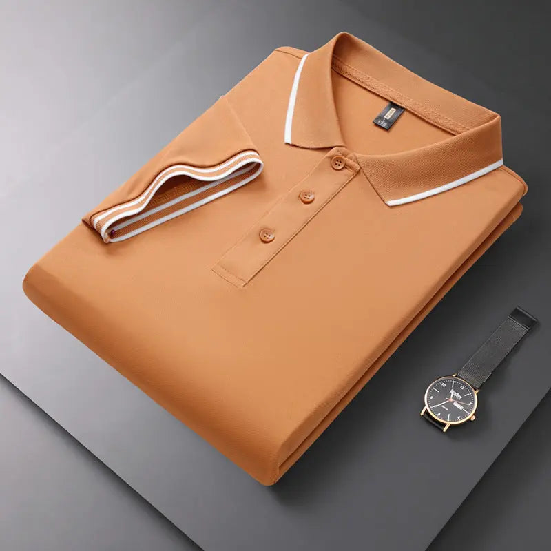 Men's Polo Shirt Lapel T-shirt Summer Short Sleeve  Pre2brand