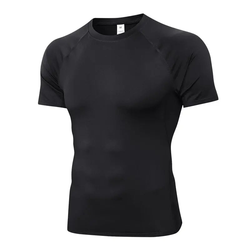 Men's Quick-drying High Elastic Training Wear Short Sleeve  Pre2brand