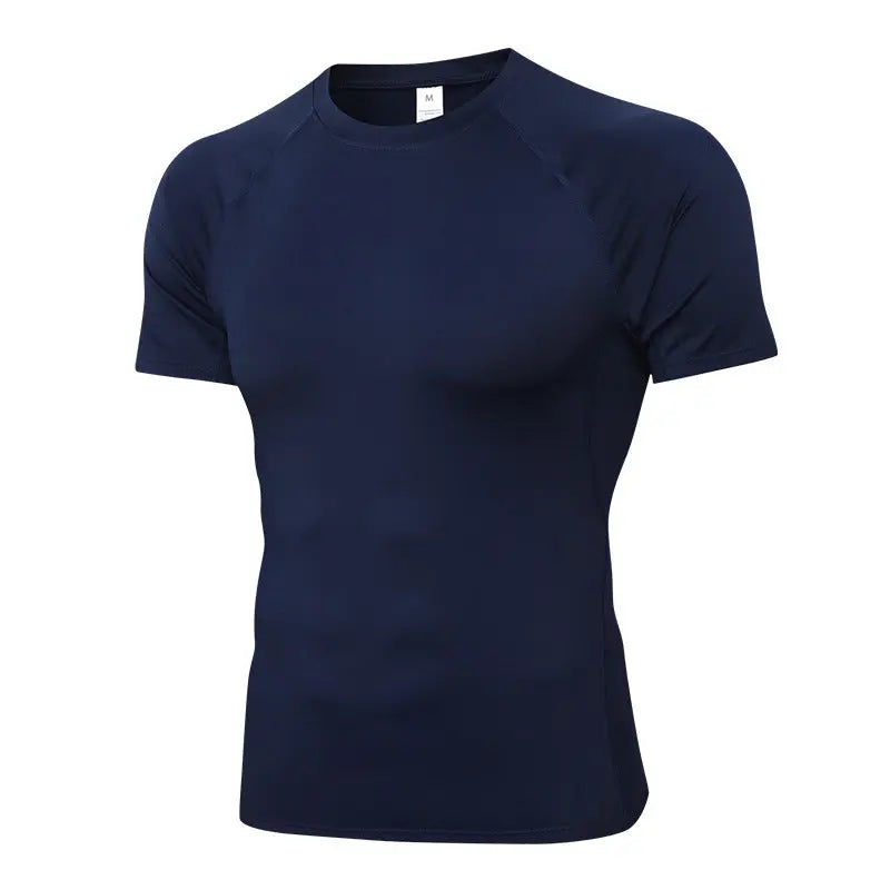 Men's Quick-drying High Elastic Training Wear Short Sleeve  Pre2brand