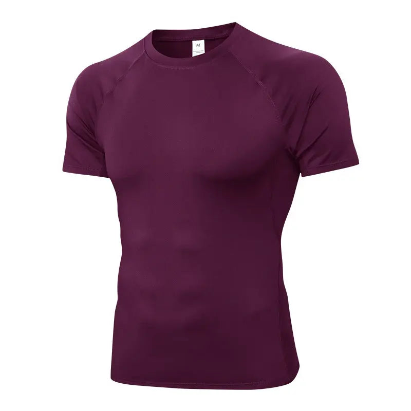 Men's Quick-drying High Elastic Training Wear Short Sleeve  Pre2brand