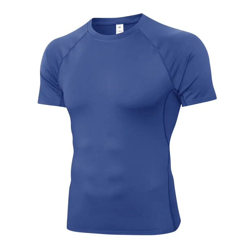 Men's Quick-drying High Elastic Training Wear Short Sleeve  Pre2brand