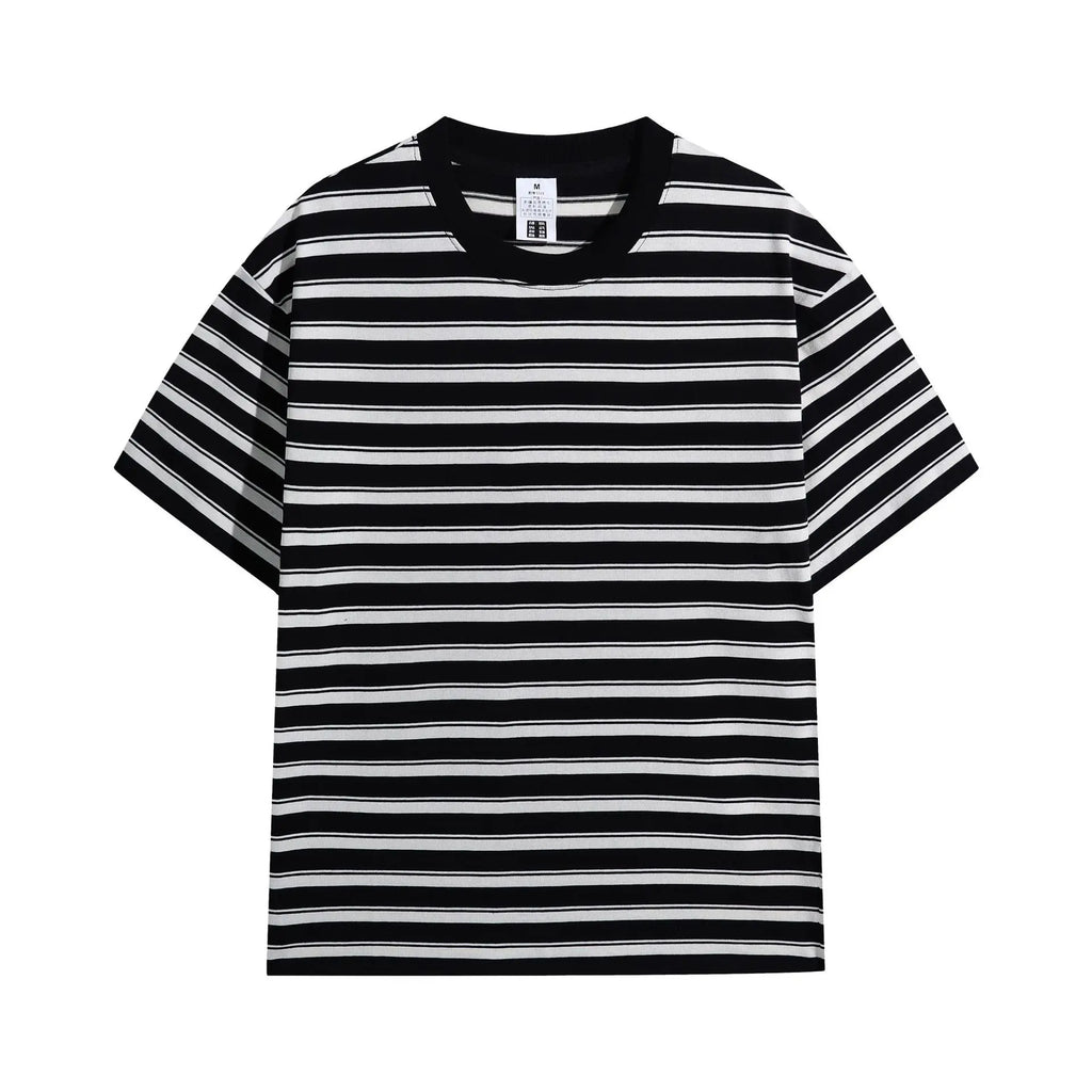 Men's Summer Young Casual Loose Half Sleeve  Pre2brand Blackapricot-3XL