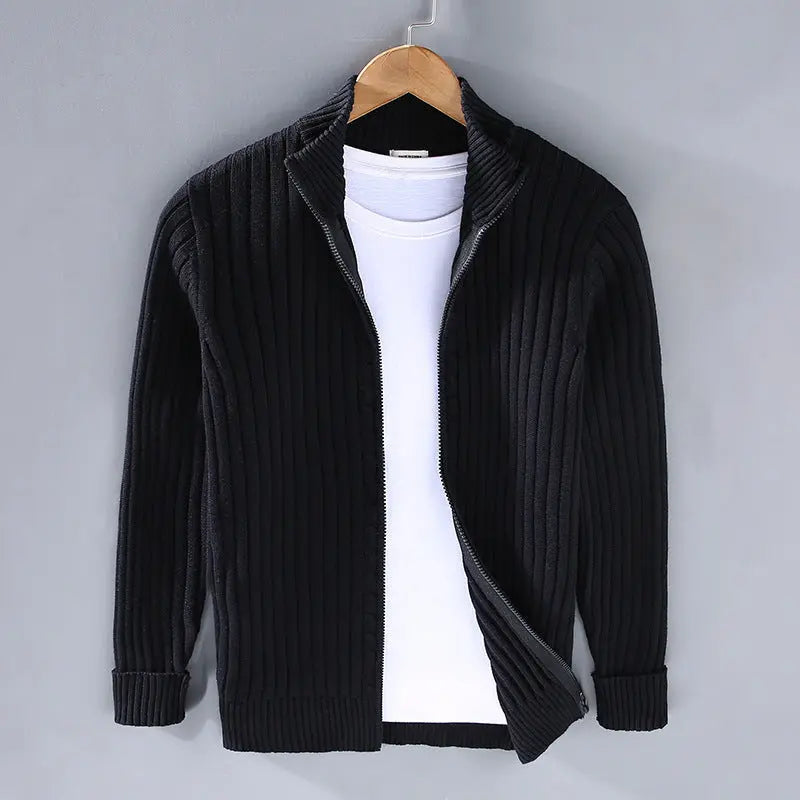 Men's Sweater New Cardigan  Pre2brand Black-3XL