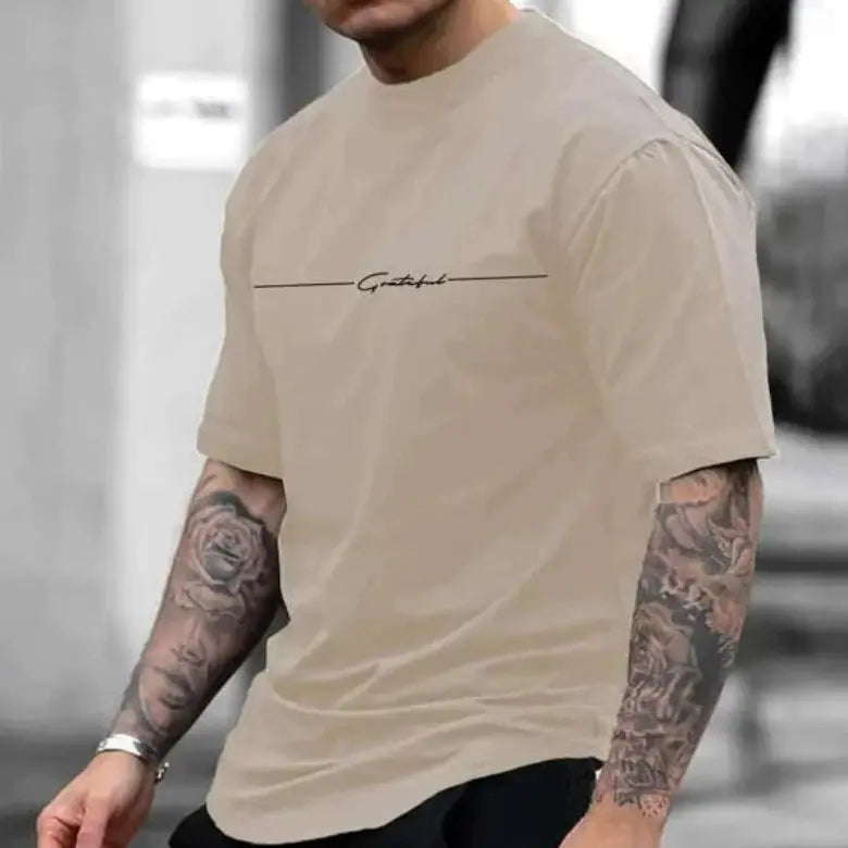 Men's T-shirt 3D Printing Athletic Clothing Simple Short Sleeve  Pre2brand ETHZL88A2414118-5XL