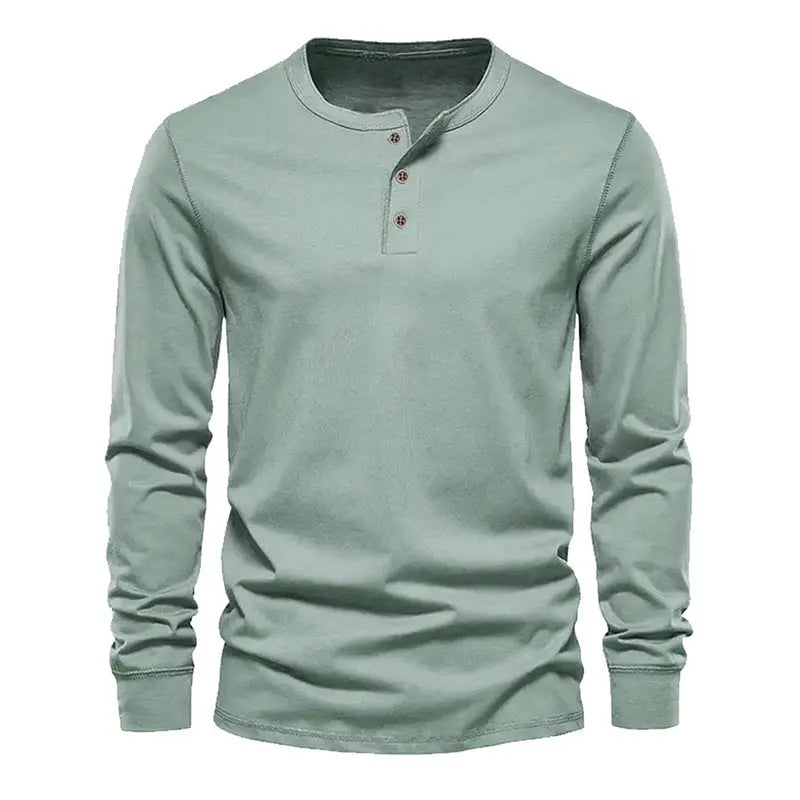 Men's T-shirt Plus Size Quick-drying Long Sleeve Trend  Pre2brand Light-Green-XXXL