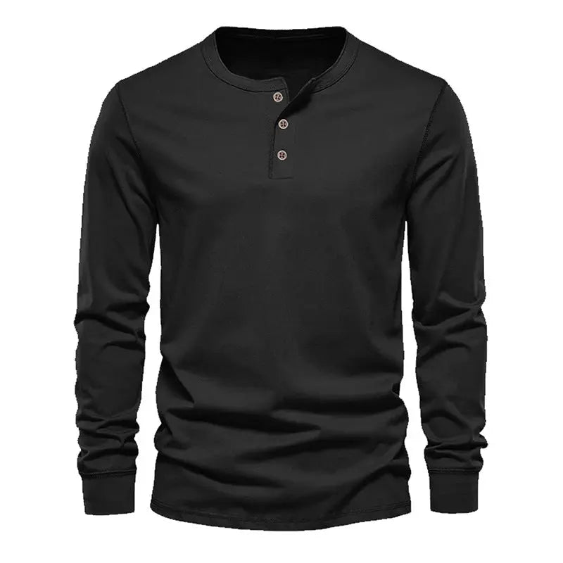 Men's T-shirt Plus Size Quick-drying Long Sleeve Trend  Pre2brand Black-XXXL
