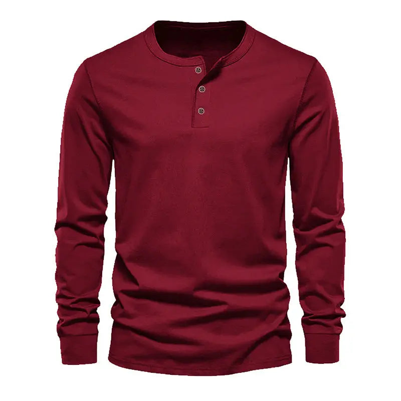 Men's T-shirt Plus Size Quick-drying Long Sleeve Trend  Pre2brand Red-XXXL