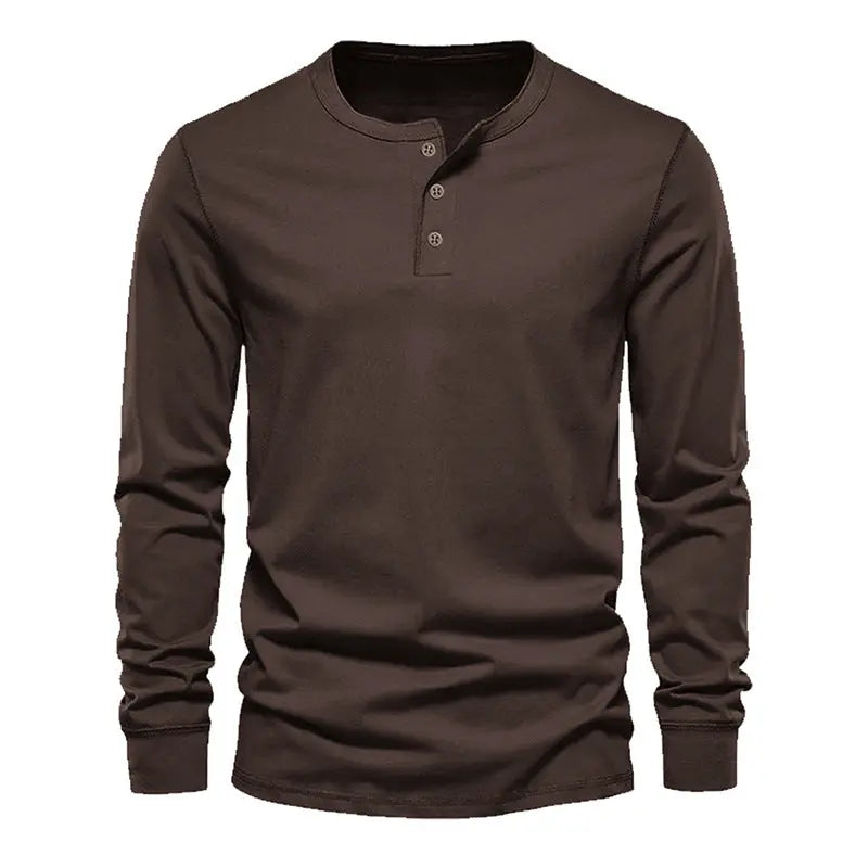 Men's T-shirt Plus Size Quick-drying Long Sleeve Trend  Pre2brand Dark-Brown-XXXL