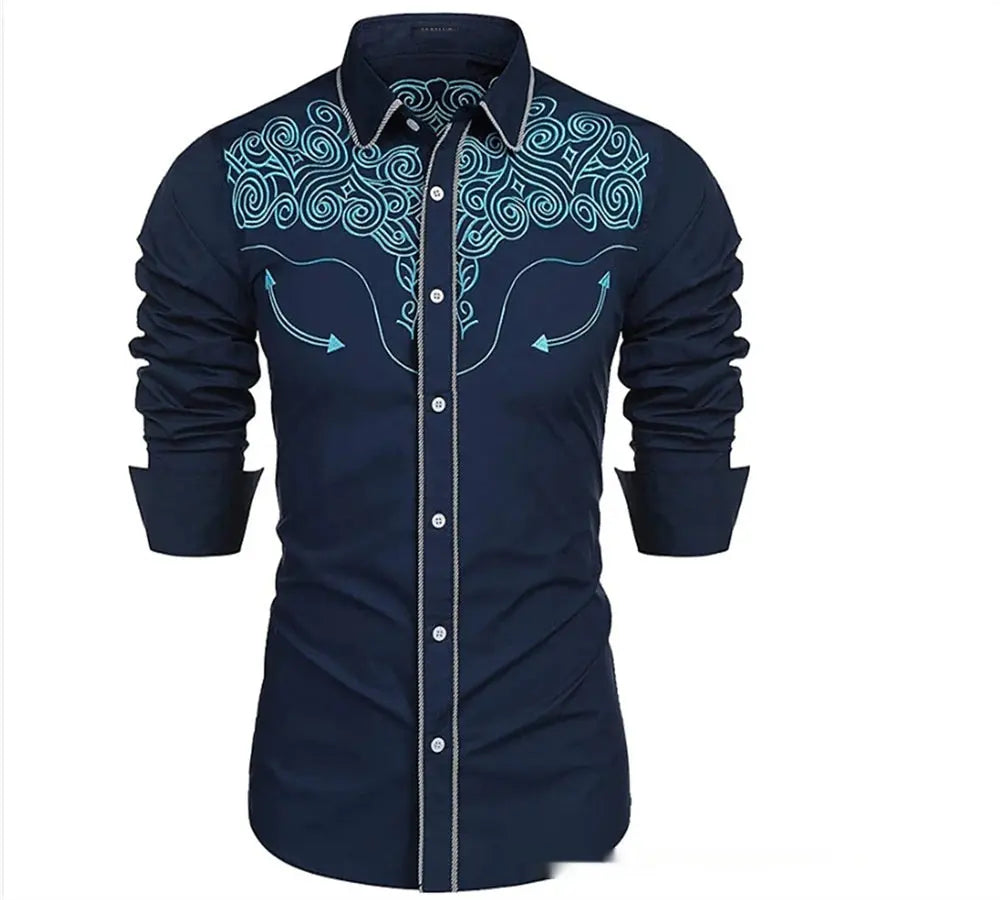 Men's Trendy Loose Casual Long Sleeves Top Shirt  Pre2brand AUI217-6XL