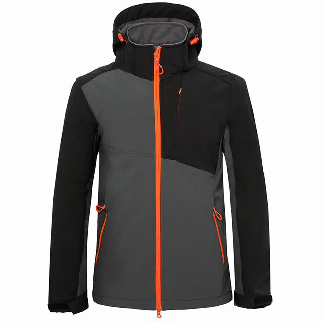 Men's outdoor mountaineering storm suit windbreaker soft shell suit - Pre2brand