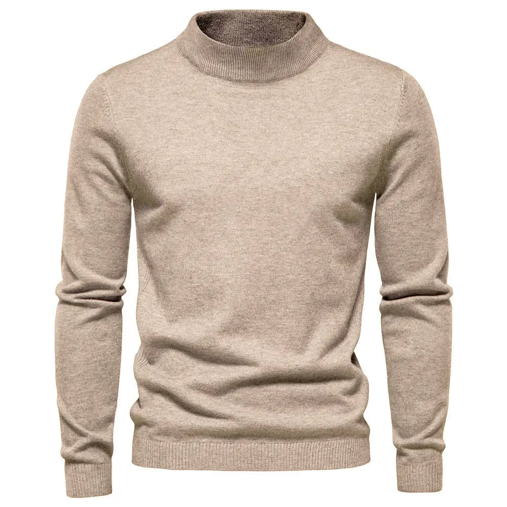 Mid-collar Slim Fit Men's Sweater Men's Multi-color  Pre2brand