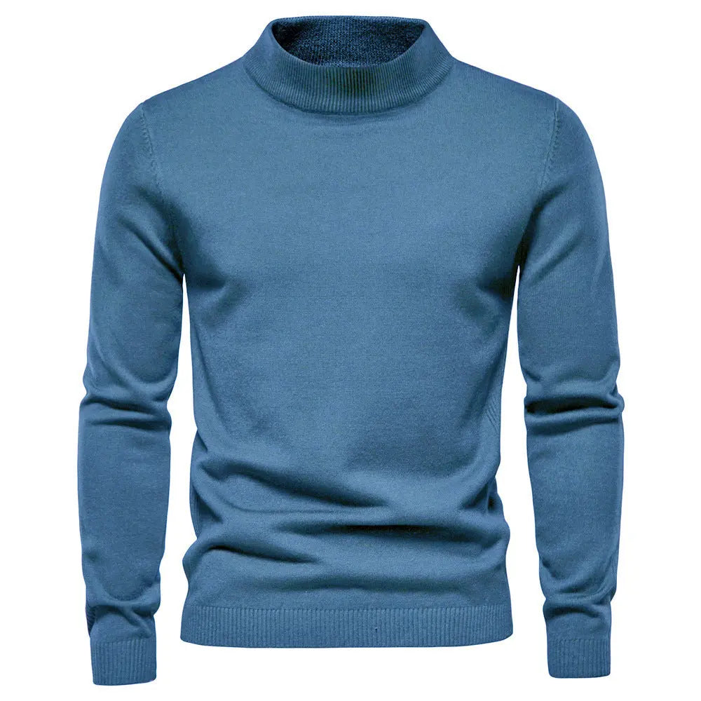 Mid-collar Slim Fit Men's Sweater Men's Multi-color  Pre2brand