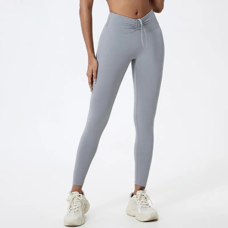 Naked Women Sense Of Hip Raise Yoga Pants  Pre2brand XL-Rhino-Gray