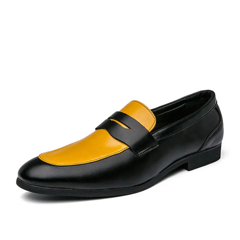 New Style Men's Leather Shoes British Style Business Dress Shoes - Pre2brand