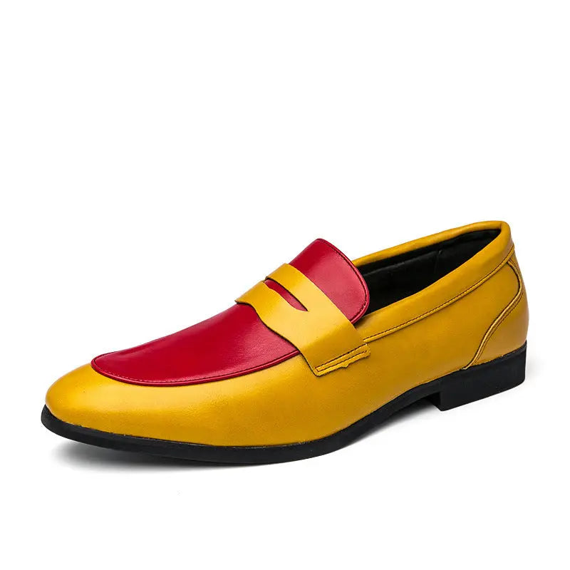 New Style Men's Leather Shoes British Style Business Dress Shoes - Pre2brand