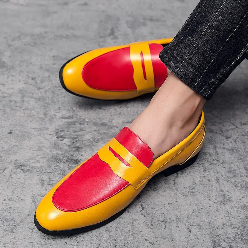 New Style Men's Leather Shoes British Style Business Dress Shoes - Pre2brand