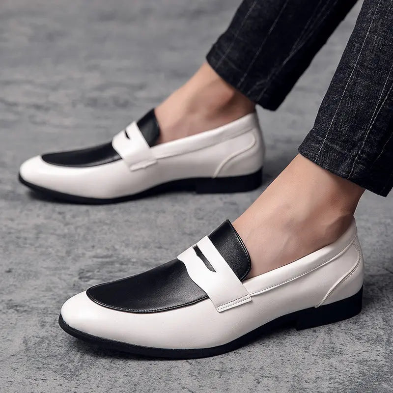 New Style Men's Leather Shoes British Style Business Dress Shoes - Pre2brand