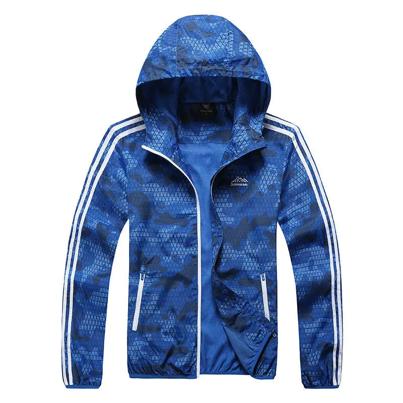 Outdoors Outdoor Sports Skin Wind Coat Summer Men's Thin Long Sleeved Jacket Sunscreen Waterproof And Breathable Clothes - Pre2brand