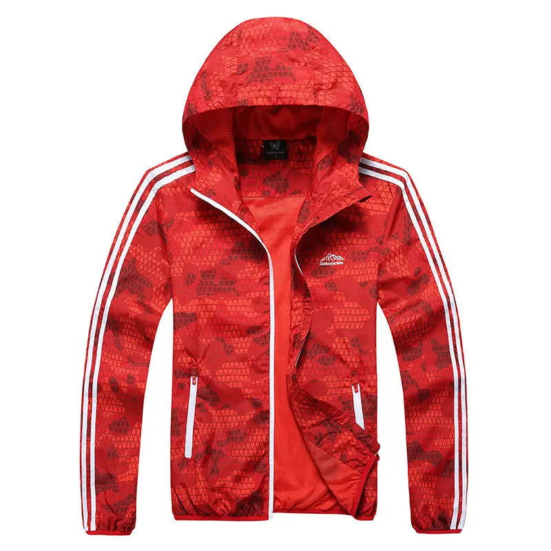 Outdoors Outdoor Sports Skin Wind Coat Summer Men's Thin Long Sleeved Jacket Sunscreen Waterproof And Breathable Clothes - Pre2brand