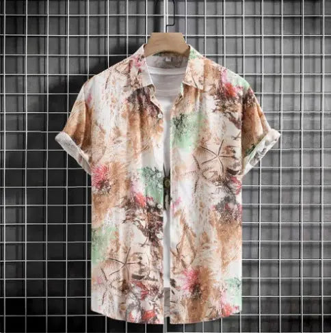 Plus Size Casual 3D Digital Printing Short Sleeve  Pre2brand