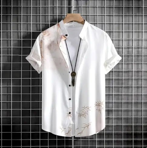 Plus Size Casual 3D Digital Printing Short Sleeve  Pre2brand