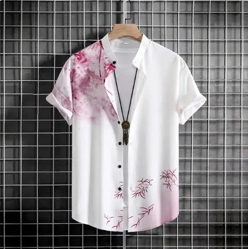 Plus Size Casual 3D Digital Printing Short Sleeve  Pre2brand