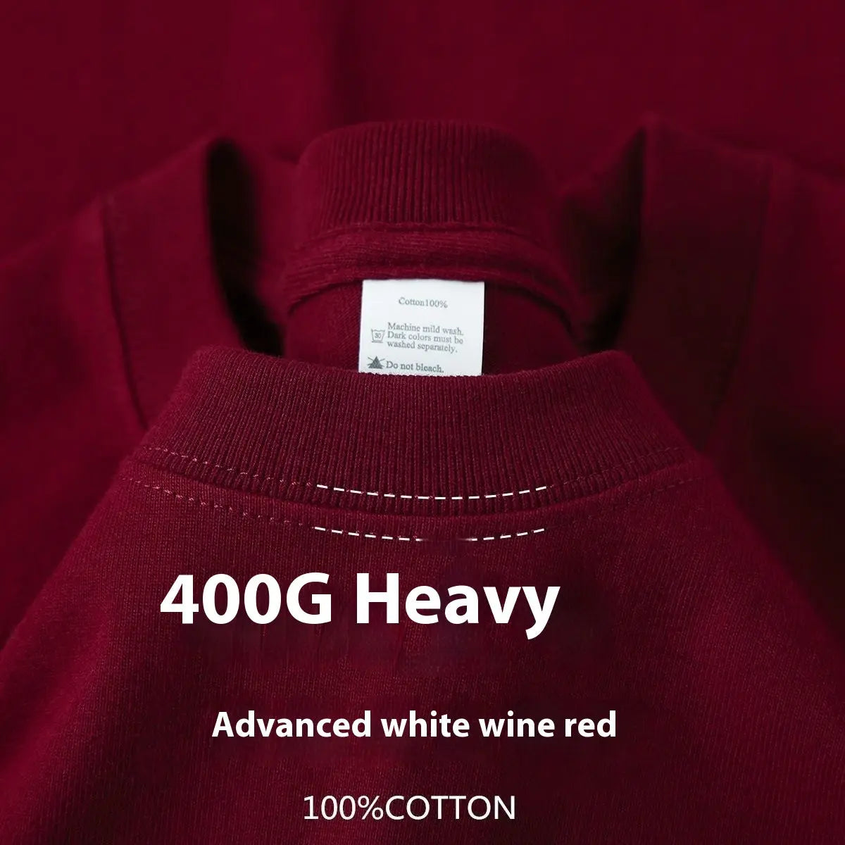 Plus Size Cotton Men's Blank T-Shirt White Oversized Retro Solid Color T-Shirt Large Size Men's Women's Fashion Short Sleeve Men's T-Shirt  Pre2brand Wine-Red-XXXL