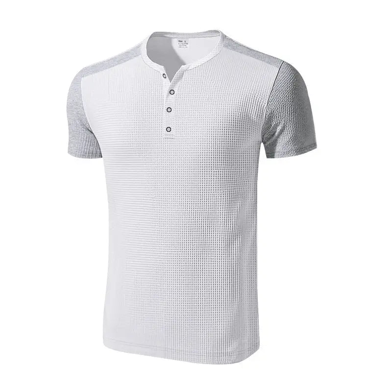 Plus Size Men's Color Block T-shirt  Pre2brand