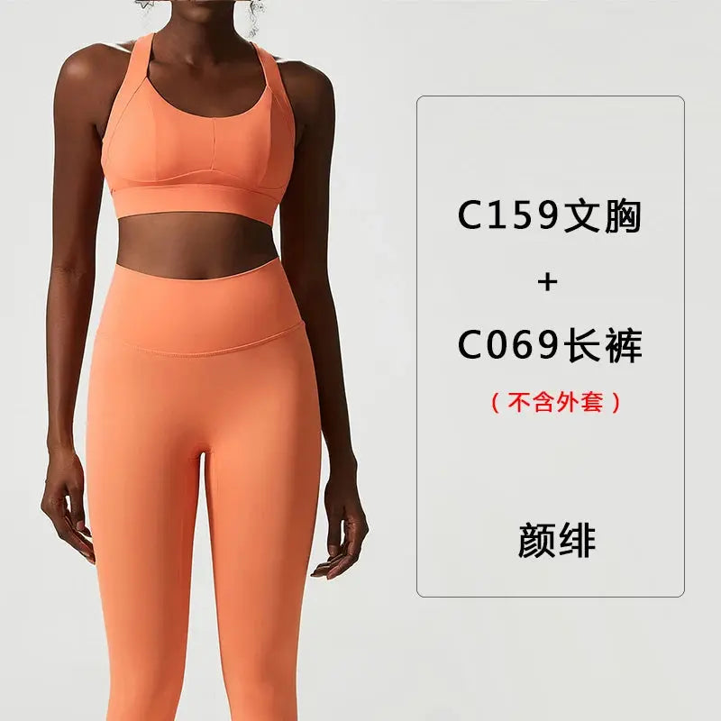 Premium High Quality Women's Gym Fitness Active Yoga Sets Breathable Sustainable Yoga Suits Quick Dry Shock-Absorbent Print - Pre2brand