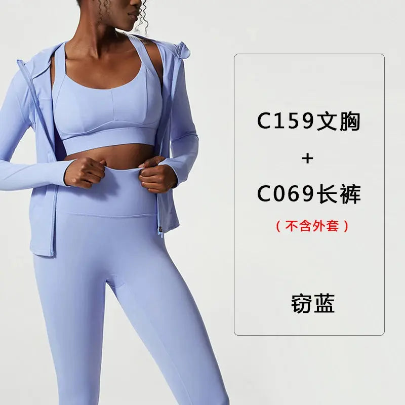 Premium High Quality Women's Gym Fitness Active Yoga Sets Breathable Sustainable Yoga Suits Quick Dry Shock-Absorbent Print - Pre2brand
