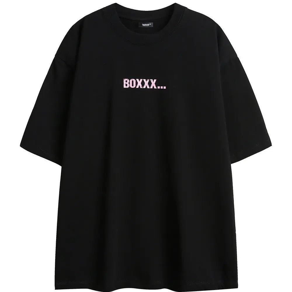 Printed Casual Short-sleeved Cotton T-shirt For Men - Pre2brand
