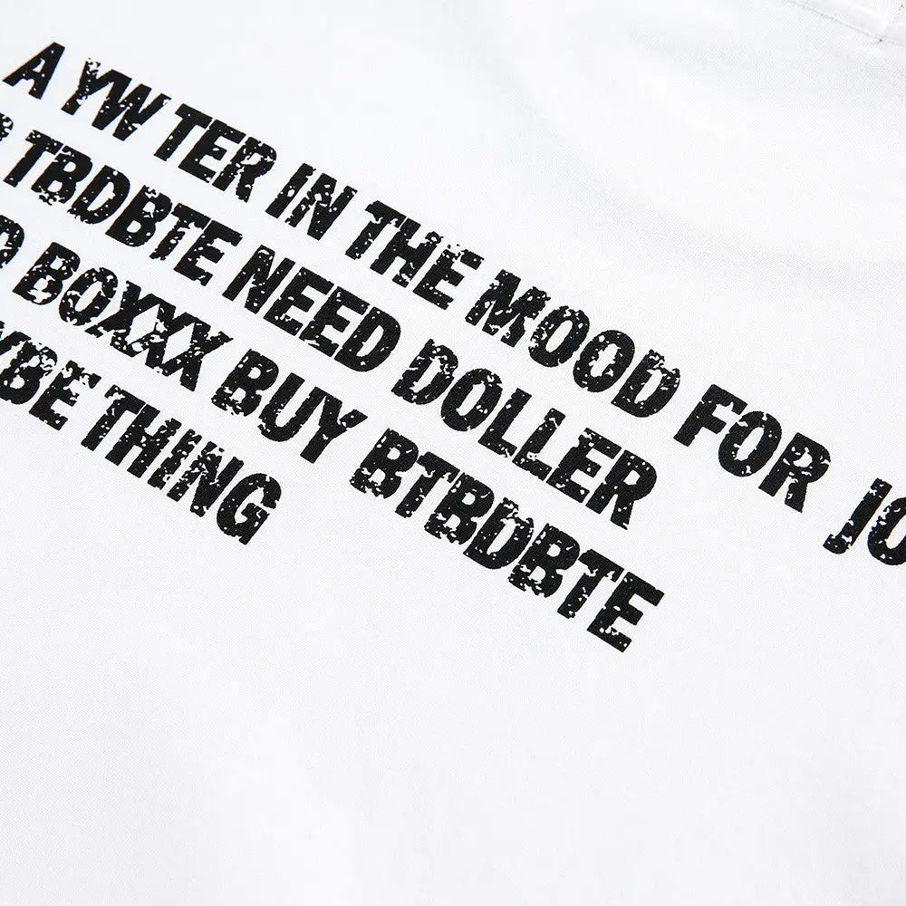Printed Casual Short-sleeved Cotton T-shirt For Men - Pre2brand