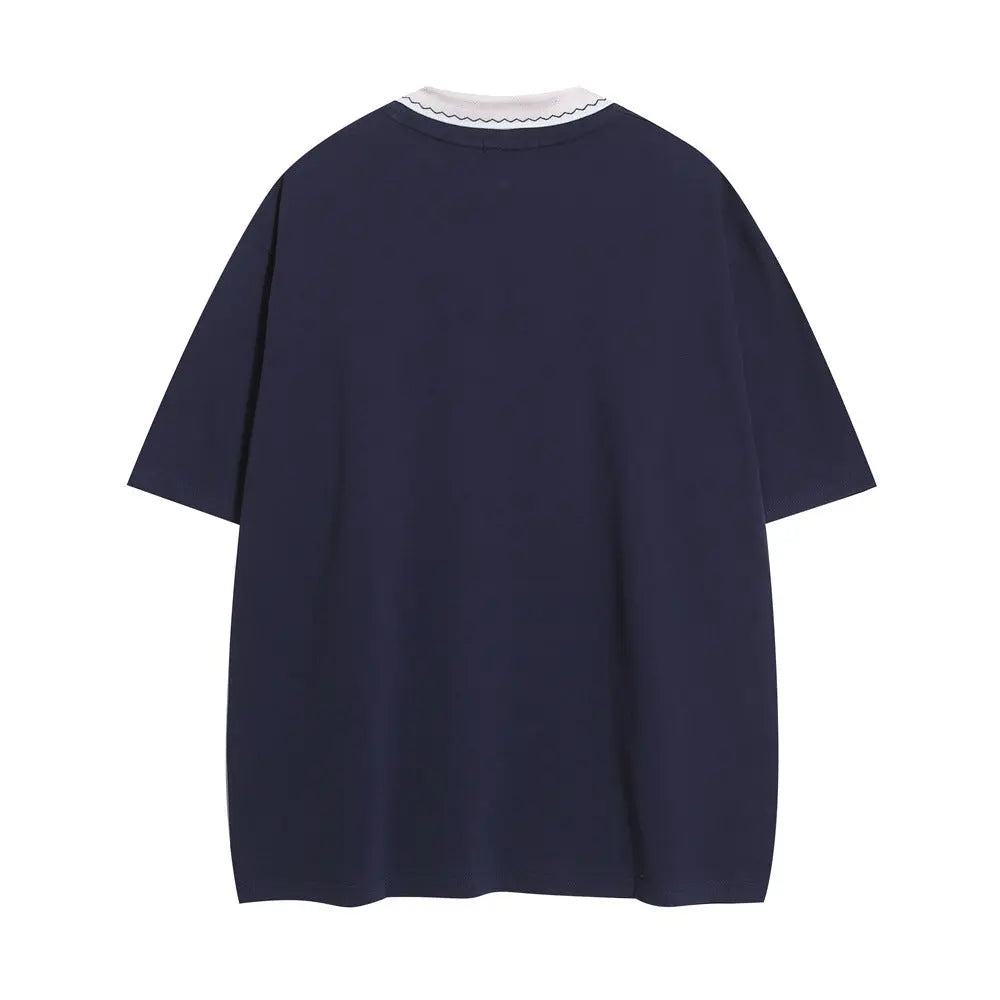 Printed Casual Short-sleeved T-shirt For Men - Pre2brand