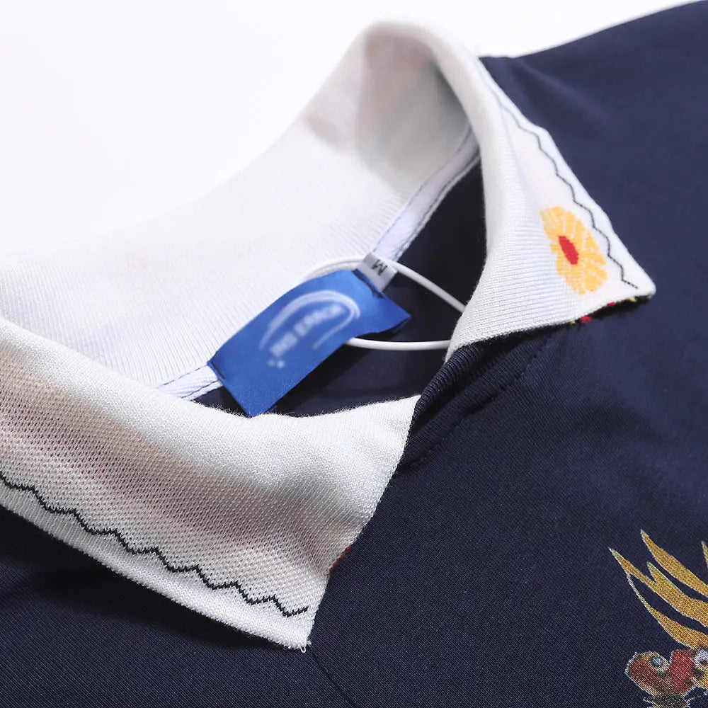 Printed Casual Short-sleeved T-shirt For Men - Pre2brand