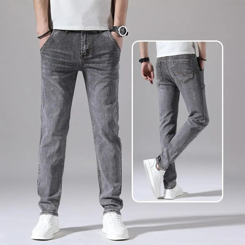 Retro Thin Jeans Straight Loose Casual Trousers Men  Pre2brand