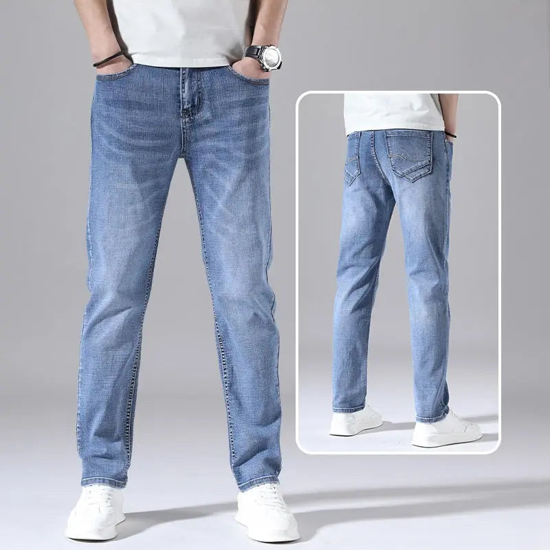 Retro Thin Jeans Straight Loose Casual Trousers Men  Pre2brand