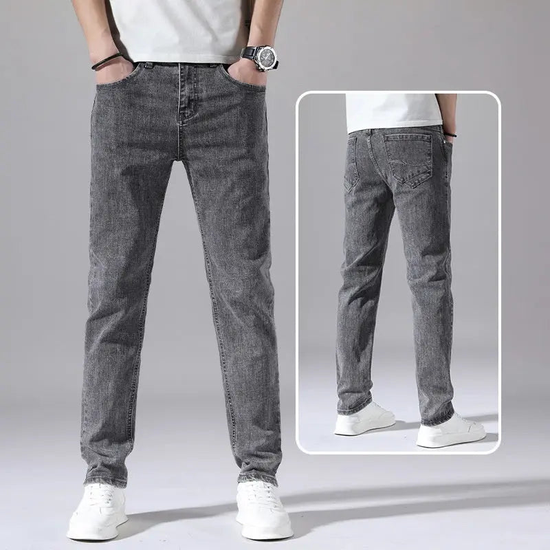 Retro Thin Jeans Straight Loose Casual Trousers Men  Pre2brand