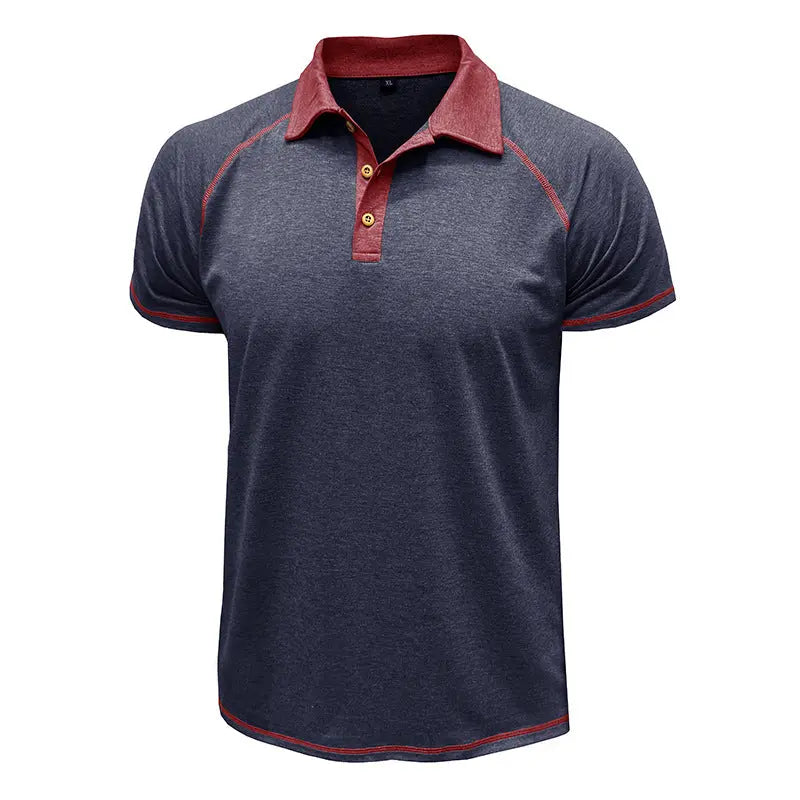 Short-sleeved Lapel T-shirt POLO Bottoming Shirt Men Clothing  Pre2brand