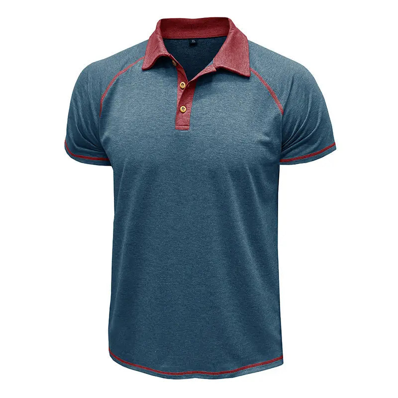 Short-sleeved Lapel T-shirt POLO Bottoming Shirt Men Clothing  Pre2brand