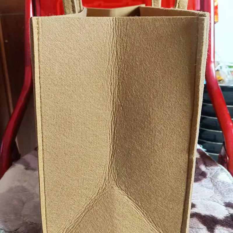 Simple And Versatile Large Capacity One Shoulder Letter Felt Bag - Pre2brand