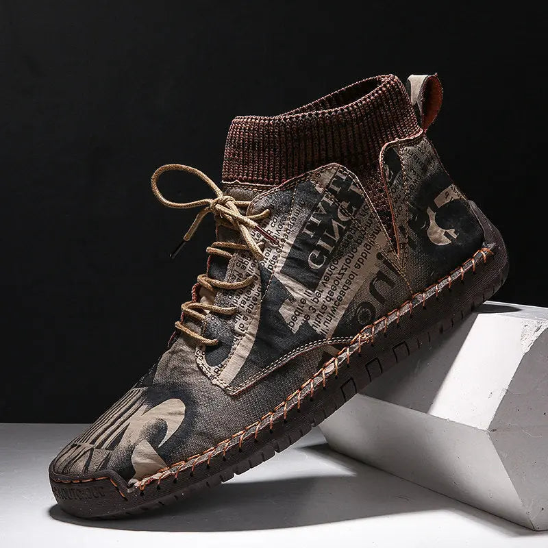 Socks high-top shoes men - Pre2brand