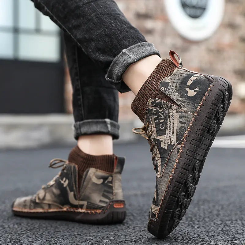Socks high-top shoes men - Pre2brand
