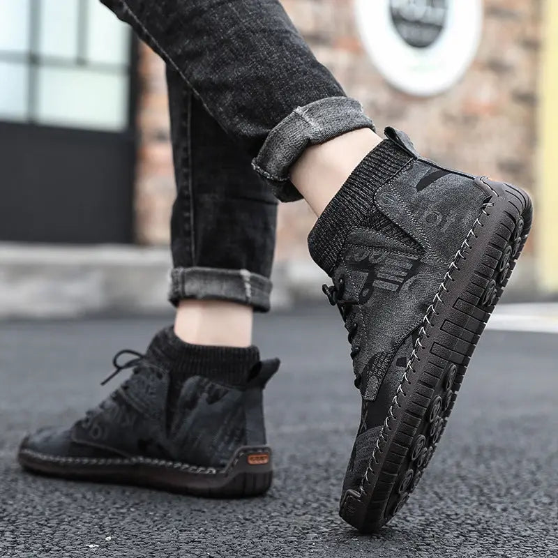 Socks high-top shoes men - Pre2brand