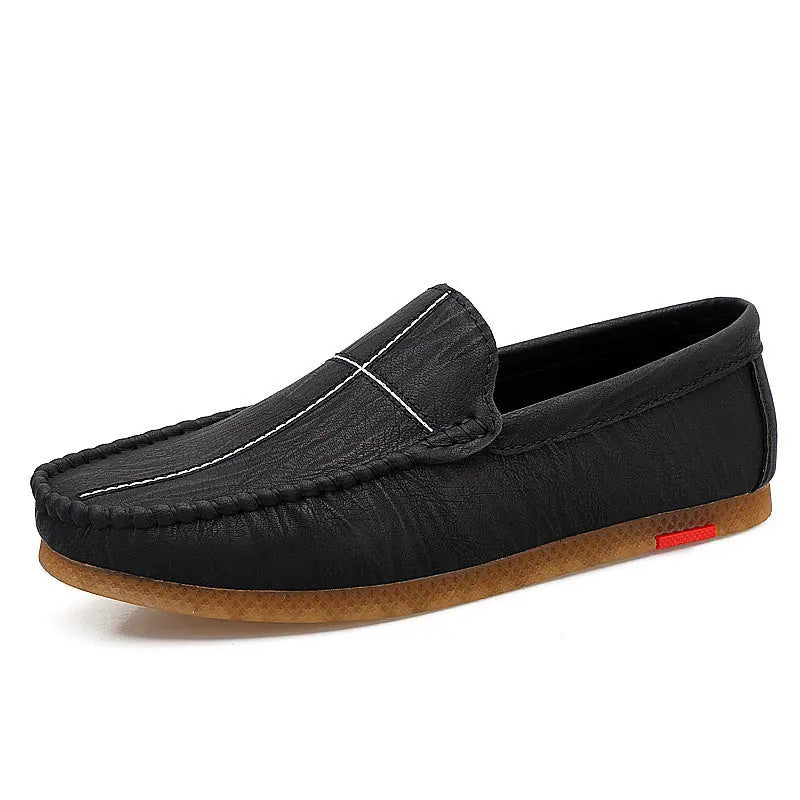 Spring New Men's Casual Lazy Small Leather Shoes - Pre2brand