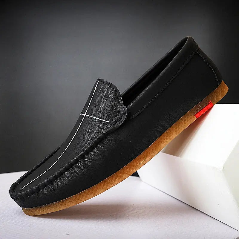 Spring New Men's Casual Lazy Small Leather Shoes - Pre2brand