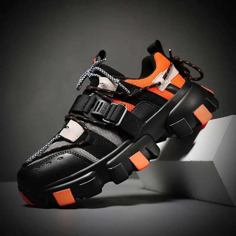 Street Style Men's Sneakers Trend Casual Shoes For Men Fashion Man Vulcanized Sneakers Punk British Style Shoes Male - Pre2brand